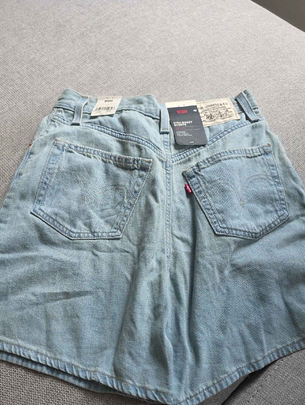Levi's Light Blue Denim Shorts
